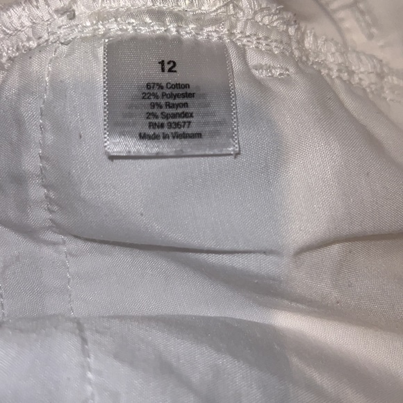 Project Runway jeans distressed size 12 white - Picture 3 of 4